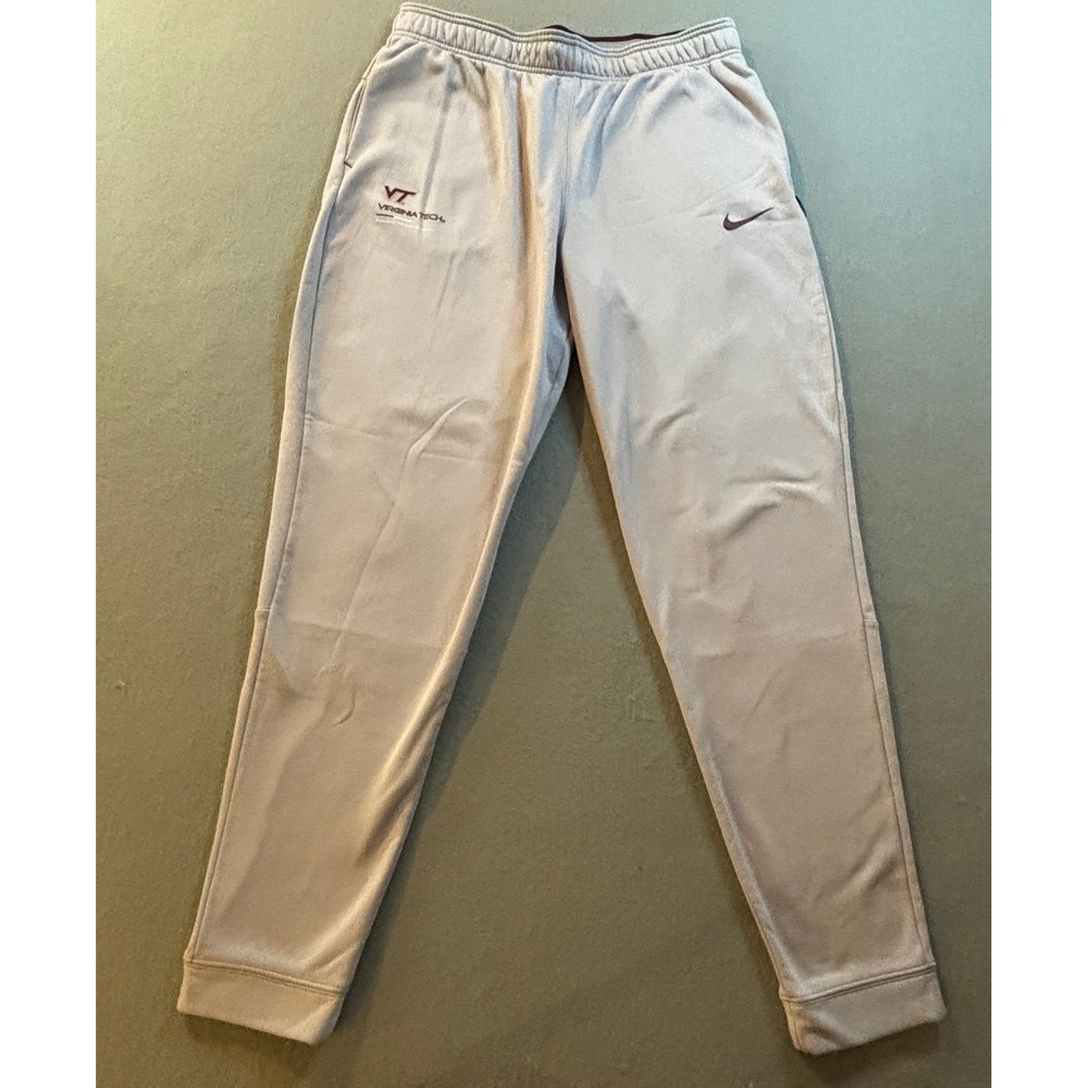 Nike Virginia Tech Hokies Therma-FIT On-Field Joggers Mens L Gray Fleece Pants